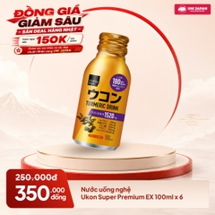 Nước uống nghệ ukon Super Premium EX 100ml x 6