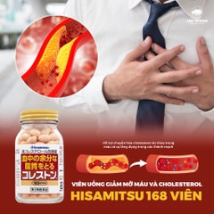 Viên uống giảm mỡ máu và cholesterol Hisamitsu 168 viên