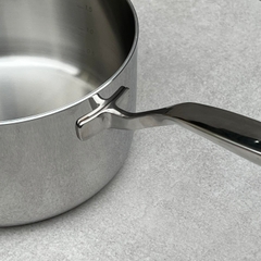 Quánh đúc Inox 3 lớp đáy liền Tri-Ply Kaiyo size 18cm