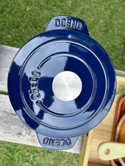 Nồi gang thành cao Oceno 20cm màu xanh đậm (navy)