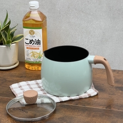 Nồi chiên ngập dầu Kaiyo màu xanh mint