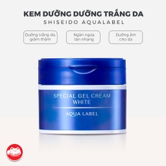 Kem Dưỡng Shiseido Aqualabel Màu Xanh 90g - Dưỡng trắng