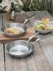Chảo inox 316 liền khối 5-ply Premium Kaiyo 20cm
