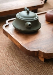 Khay trà bằng gỗ Kaiyo, kích thước 25x40cm