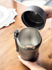 Hộp cơm giữ nhiệt Kaiyo 1600ml, màu ghi