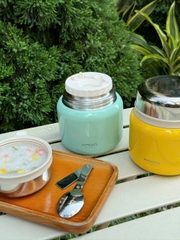 Bình ủ cháo Kaiyo dung tích 500ml, màu xanh mint