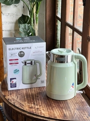 Ấm siêu tốc 2 lớp cool touch 2L Kaiyo màu xanh green