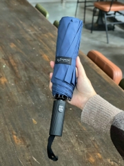 Ô gấp gọn tự động hai chiều 10 nan Kaiyo, màu xanh navy