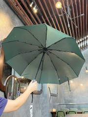 Ô gấp gọn tự động hai chiều 10 nan Kaiyo, màu xanh rêu