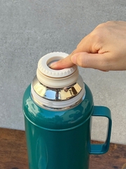 Phích giữ nhiệt 2 lớp inox Kaiyo màu xanh đậm, dung tích 2,2L