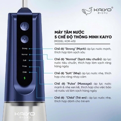 Máy Tăm nước 5 chế độ thông minh Kaiyo màu xanh, model KOR-415