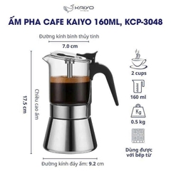 Ấm pha cà phê Kaiyo dung tích 160 ml