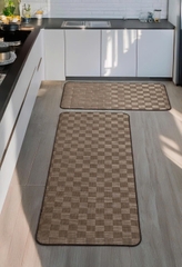 Thảm nhà bếp chống nước Kaiyo, size M 45 x 75cm màu nâu