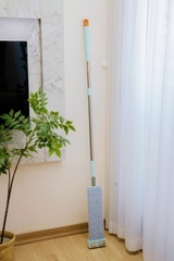 Cây lau nhà tự vắt chữ nhật Kaiyo, màu xanh mint