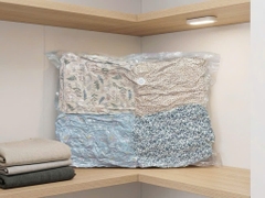 Túi hút chân không đựng quần áo, chăn màn hình hộp có van Okazaki 85x130x56cm