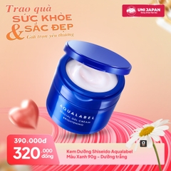 Kem Dưỡng Shiseido Aqualabel Màu Xanh 90g - Dưỡng trắng