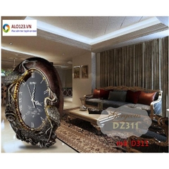 Đồng hồ treo tường chim hạc quý phái D311