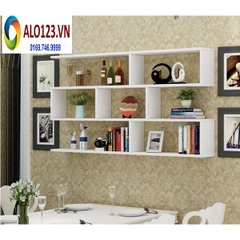 Kệ giá sách treo tường 3 tầng màu sồi  GS111