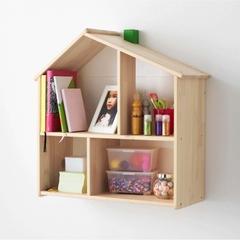 [HOT SALES] Giá sách treo tường ngôi nhà hiện đại(dài 80 cao 100 sâu 20cm)-Ks90