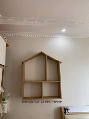 [HOT SALES] Giá sách treo tường ngôi nhà hiện đại(dài 80 cao 100 sâu 20cm)-Ks90