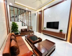 Kệ tivi treo tường bo góc full màu óc chó- Tv178