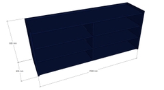 Tủ Đừng Đồ Decor - Tủ trưng bày DC101