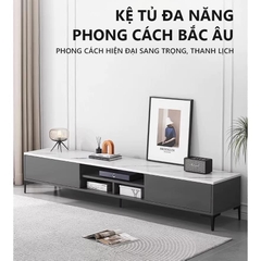 Kệ tivi đặt sàn bắc âu (160x30x40cm) -TVL012
