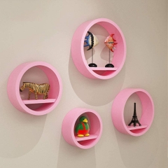 KỆ GỖ TRANG TRÍ 4 Ô VUÔNG -ALO1981