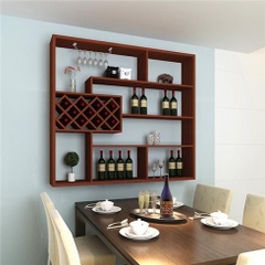 KỆ ĐỂ RƯỢU TRANG TRÍ (120x100x25cm)- KR01