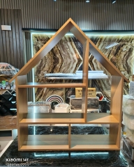 [HOT SALES] Giá sách treo tường ngôi nhà hiện đại(dài 80 cao 100 sâu 20cm)-Ks90