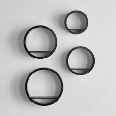 KỆ GỖ TRANG TRÍ 4 Ô VUÔNG -ALO1981