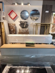 Kệ tivi 3 ngăn kéo hiện đại cánh huỳnh cao cấp (180x30x25cm) -tv173