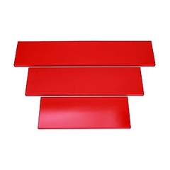 [SALES] Sét 3 thanh ngang màu đỏ( 40x15,50x15,60cmx15) treo tường