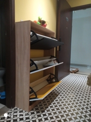 [HOT] Tủ đựng giày dép thông minh 3 tầng cánh lật hiện đại