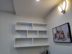 Kệ giá sách treo tường 3 tầng màu sồi  GS111