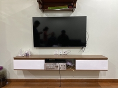 KỆ TIVI 2 NGĂN KÉO (180x30x25cm ) -TV302