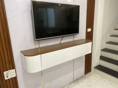 Kệ tivi treo tường bo góc hiện đại 120 - 140cm  -TV2990