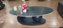 Bàn trà mặt đá hình elip Bt105 (120x60cm)