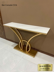 Bàn Console chữ nhật chân tròn CS16