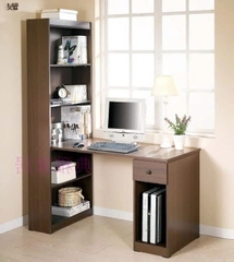 Bàn học kèm giá sách đứng BH99