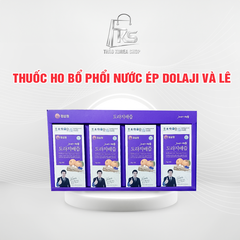 THUỐC HO BỔ PHỔI NƯỚC ÉP DOLAJI VÀ LÊ ( GIÁ VIỆT NAM : 290.000 VNĐ)