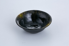 bát đen chấm ánh vàng SC0323