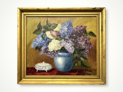 🎨 Bức tranh tĩnh vật hoa - sơn dầu Châu Âu