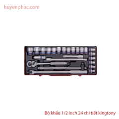 Bộ khẩu 1/2 inch kingtony 24 chi tiết