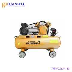 Máy nén khí piston pegasus TM-V-0.25/8-180, Dung tích 180 Lít