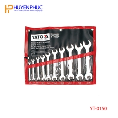 Bộ cờ lê 2 đầu miệng hệ mét 10 chi tiết YT-0150