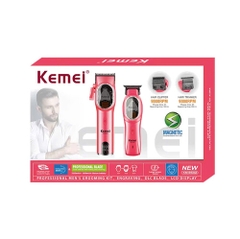 Máy cắt tóc chuyên nghiệp KEMEI km-8502, máy cắt tóc điện không dây DLC.