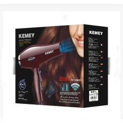 Máy Sấy Tóc Kemei KM-8522 Chuyên Nghiệp Điện Công Suất Cao Kemey 1800W