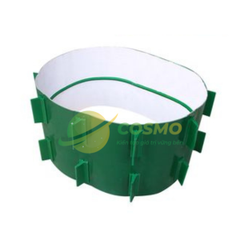 Giá băng tải PVC gân và vách ngăn