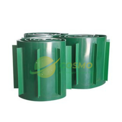 Giá băng tải PVC gân và vách ngăn